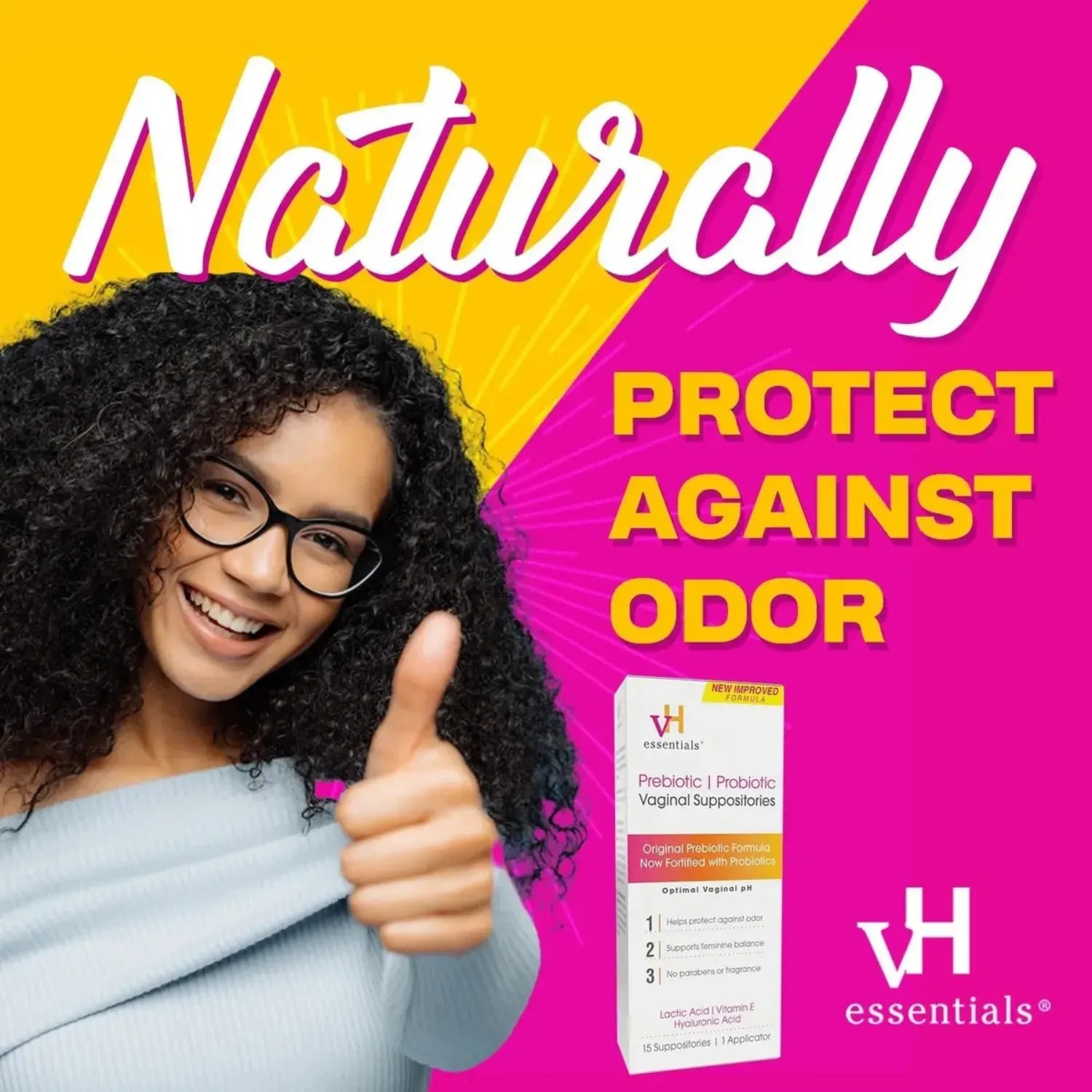 Vh essentials Prebiotic Balance Vaginal 15 Suppositories Sfn