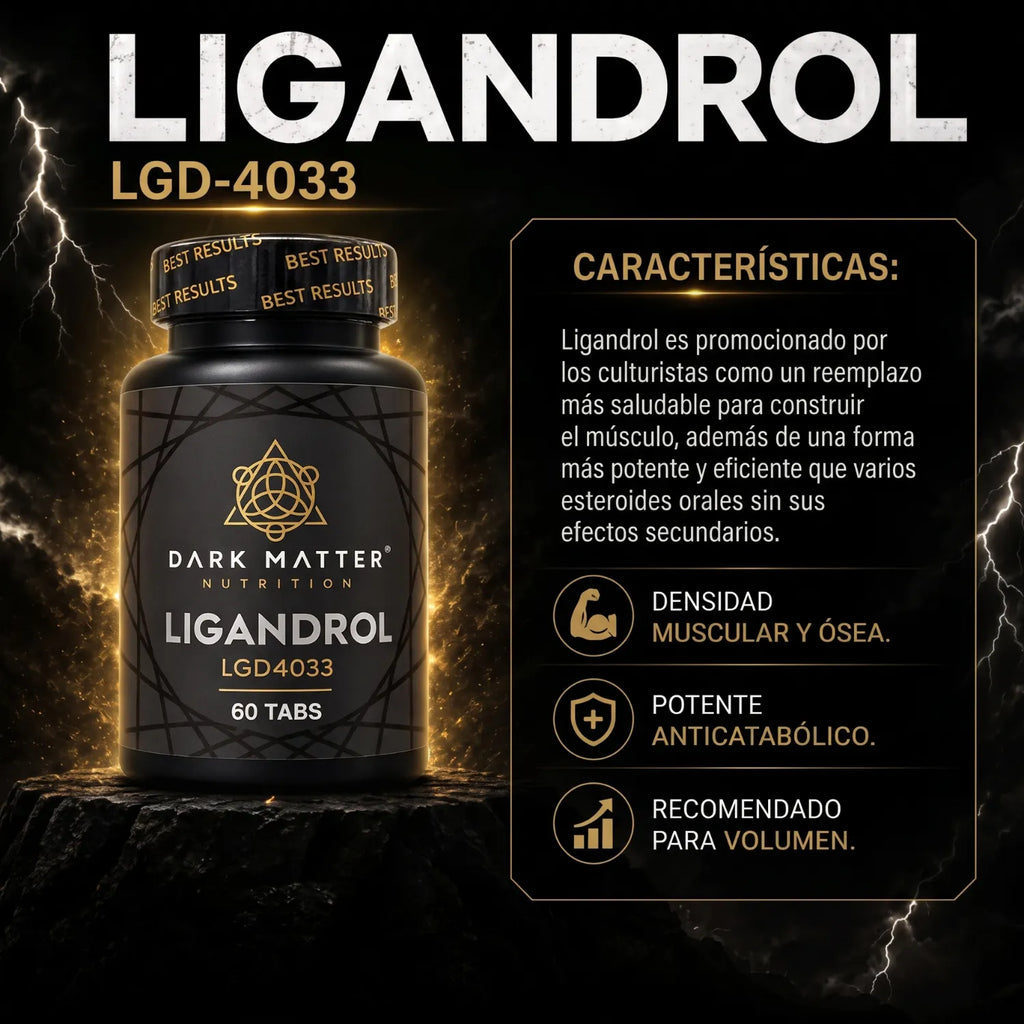 Dark Matter Ligandrol LGD-4033 60 Tabletas | Presentación de 60 Tabletas | Producto con Ligandrol LGD-4033