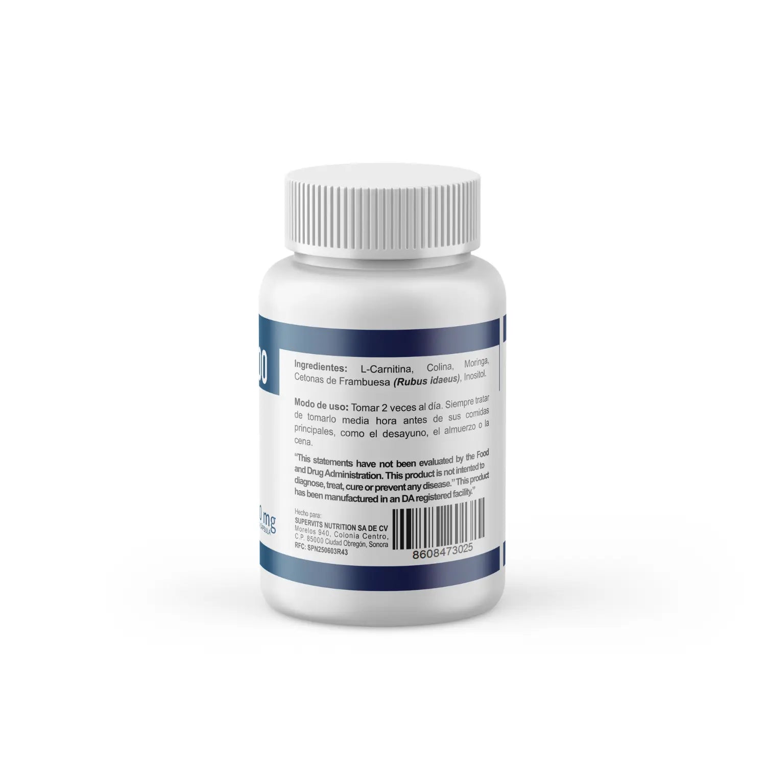 Suplemento Morithin 500 Perdida De Peso 30 Caps Sfn