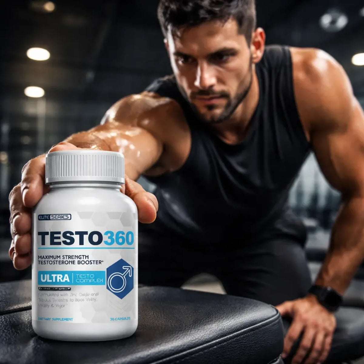 Suplemanto Alimenticio Testo360 Ultra Testoterona 30 capsulas