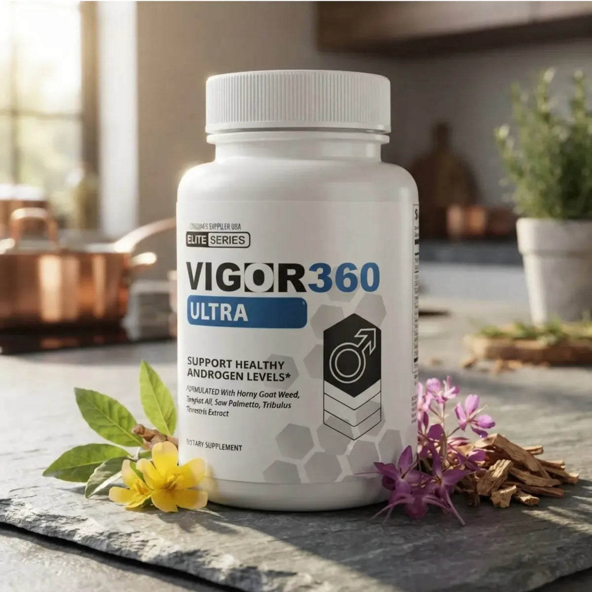Suplemento Vigor 360 Ultra Para Hombres 60 Capsulas