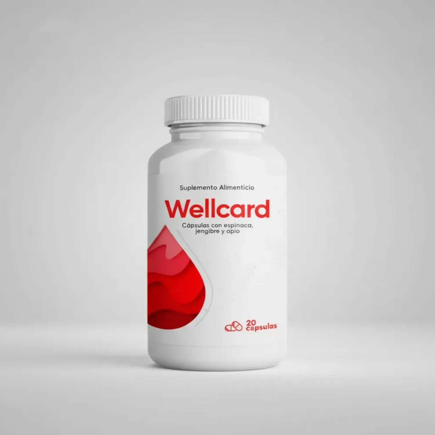 Suplemento Wellcard, Sistema Nervios Hipertencion 20 capsulas