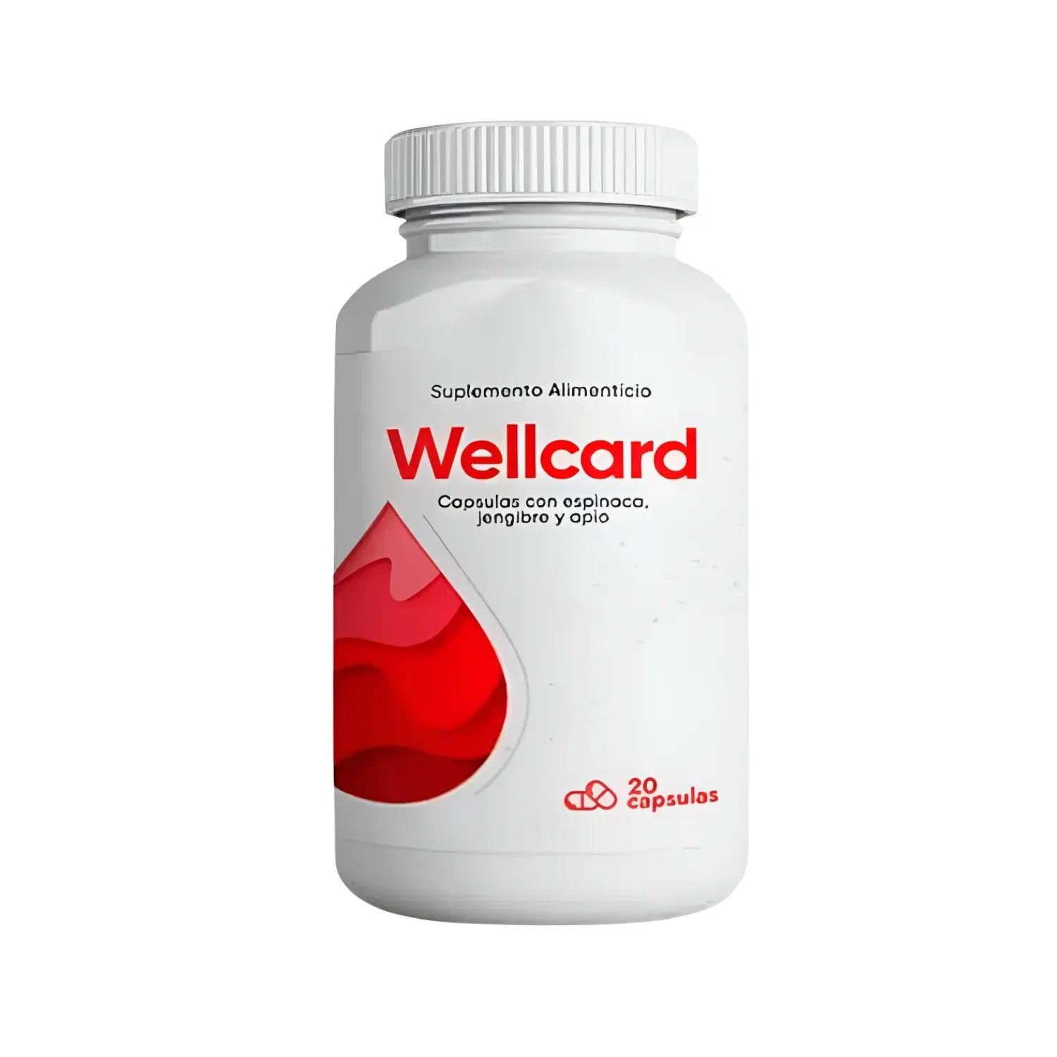 Suplemento Wellcard, Sistema Nervios Hipertencion 20 capsulas
