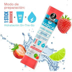 YAOCA Hidratación polvo Fresa Limón 30 pack de 16g