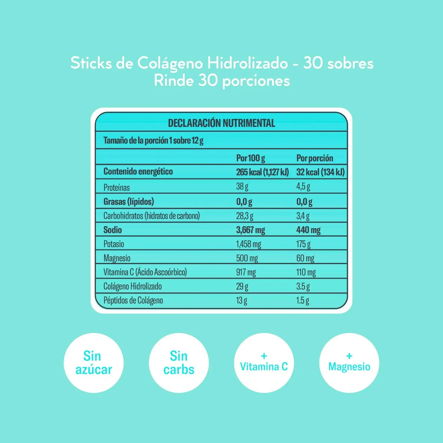 WONU Colágeno+Electrolitos Limón Jengibre 12g (30pack)