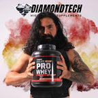 DiamondTech Proteína isolate pro whey 5lbs sfn  chocolate