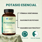 Vitamin World Potassium 99mg 250 Capsulas