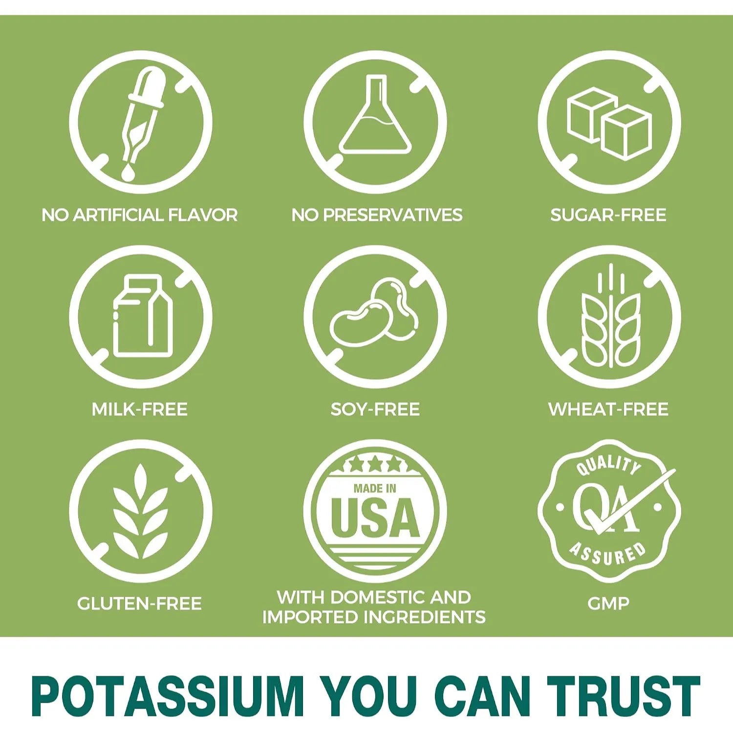 Vitamin World Potassium 99mg 250 Capsulas