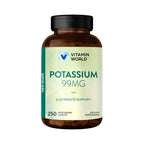 Vitamin World Potassium 99mg 250 Capsulas