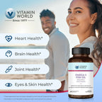 Vitamin World Triple Strength Omega-3 Fish Oil 1360mg Con 60 Capsulas