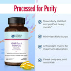 Vitamin World Triple Strength Omega-3 Fish Oil 1360mg Con 60 Capsulas