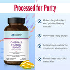 Vitamin World Triple Strength Omega-3 Fish Oil 1360mg Con 120 Capsulas Blandas