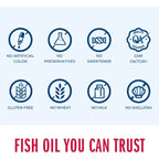 Vitamin World Triple Strength Omega-3 Fish Oil 1360mg Con 120 Capsulas Blandas