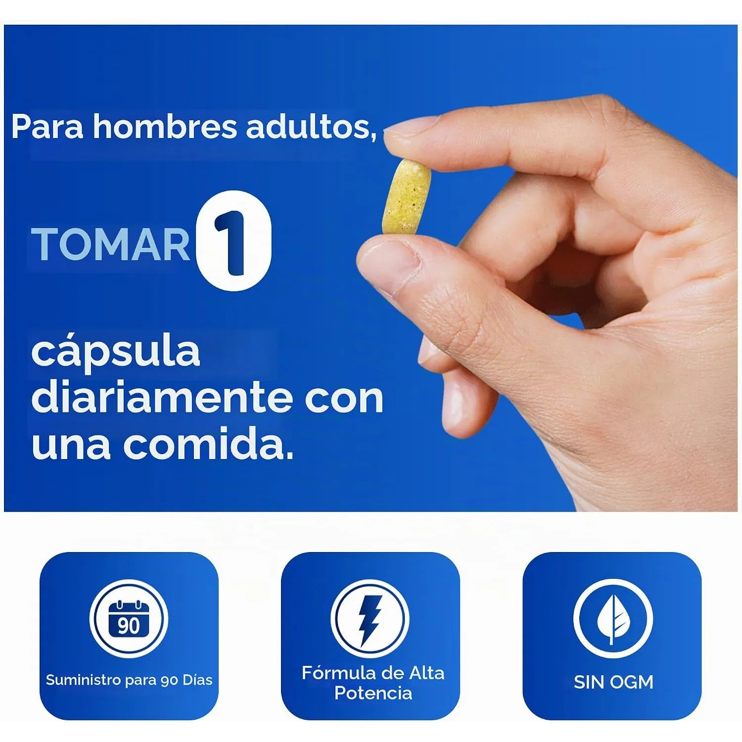 Vitamina World Ultra 360 Multivitamínico Para Hombres One Daily Apoyo Antioxidante Con 90 Capsulas