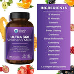 Vitamin World Multivitamínico Ultra 360 para Mujeres Con 180 Capsulas