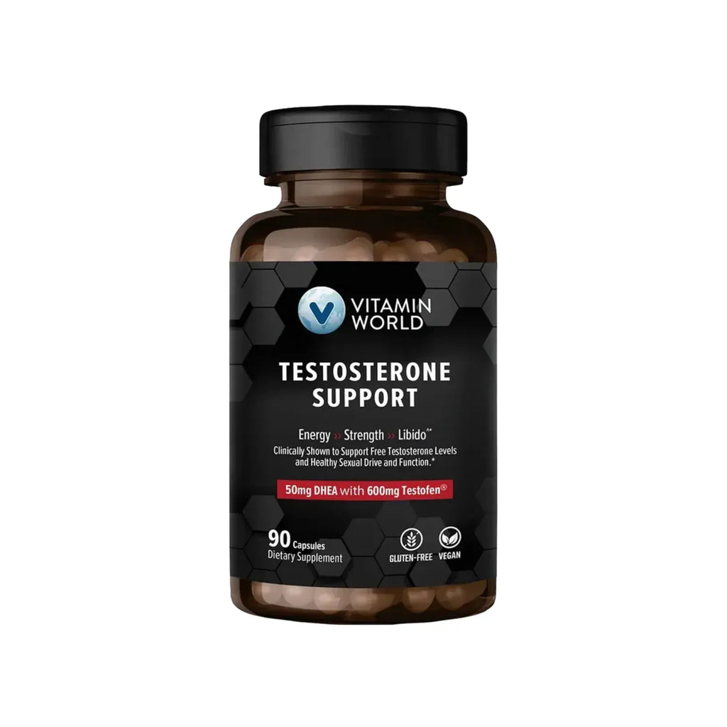 Vitamin World Testosterone Support Con 90 Capsulas