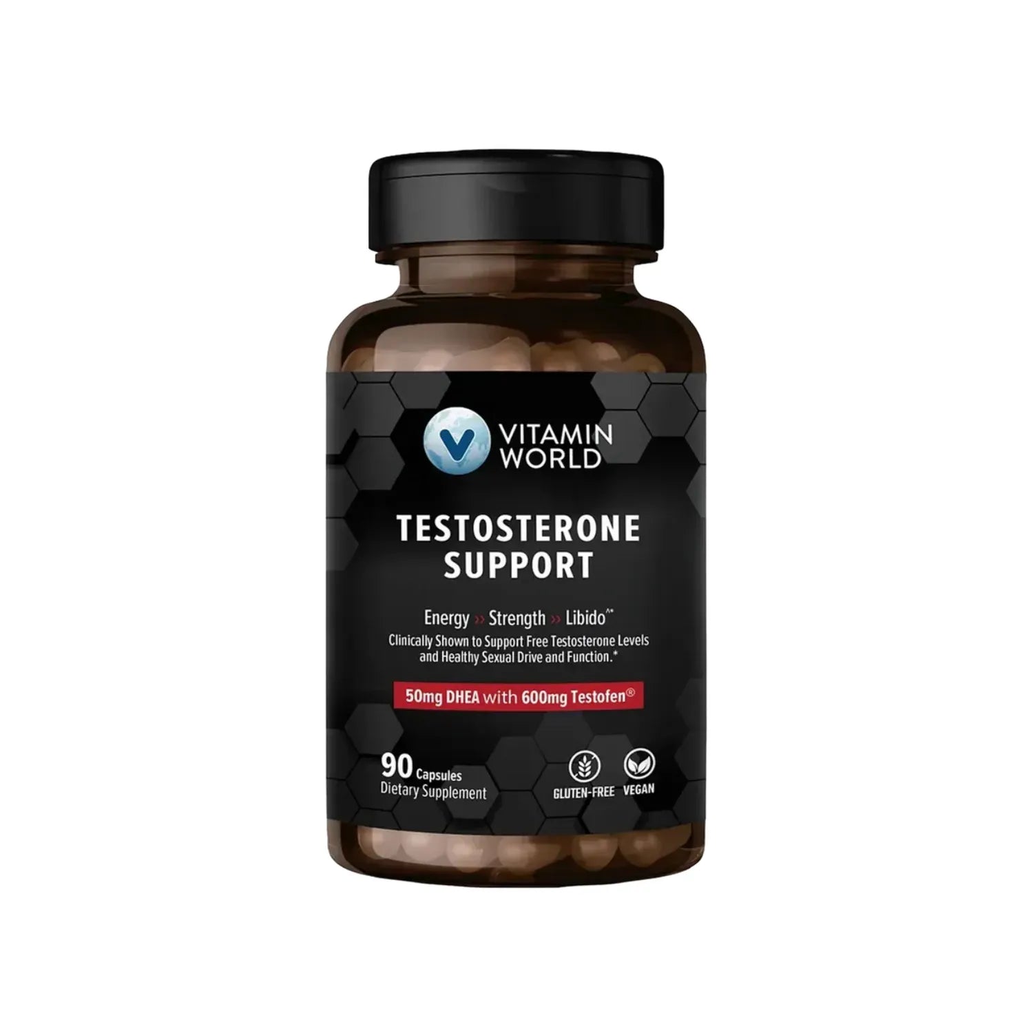 Vitamin World Testosterone Support Con 90 Capsulas