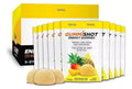 GummiShot Tropical Gomitas Energéticas de Cafeína 30 Gomitas | Energía práctica para el día | 75 mg de cafeína por gomita | Con piña y mango reales | Suplemento alimenticio
