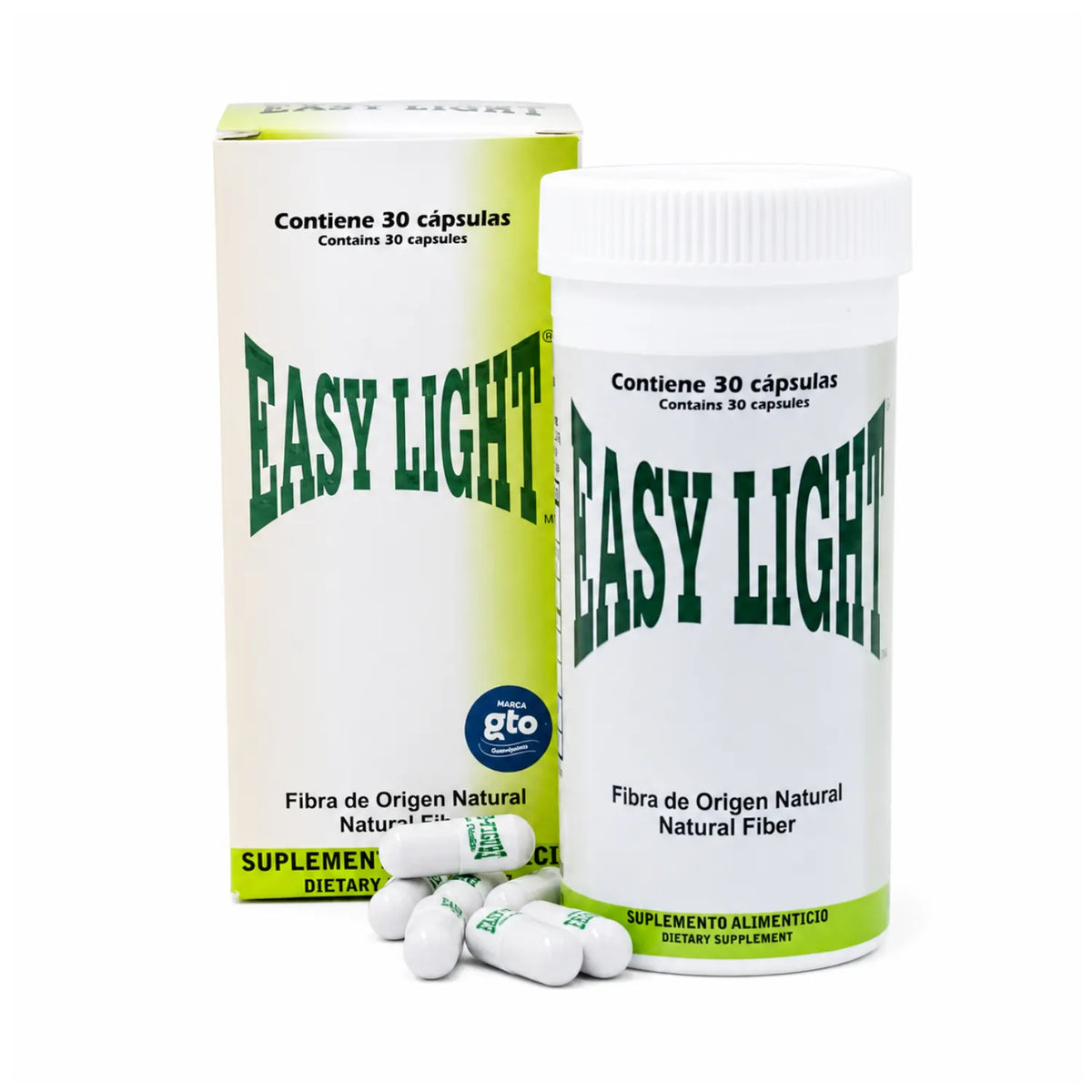 Easy Figure Easy Light Fibra de Origen Natural 30 Capsulas Paquete de 2