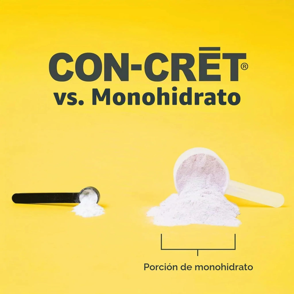 Con-Cret Creatine HCl | Creatina HCl Pura en Polvo | 48 g | 64 Servicios | Sin Sabor
