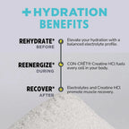Con-cret Creatine HCl + Hydration | Sabor Lemon Lime | 40 Porciones