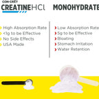 Con-cret Creatine HCl + Hydration | Sabor Lemon Lime | 40 Porciones