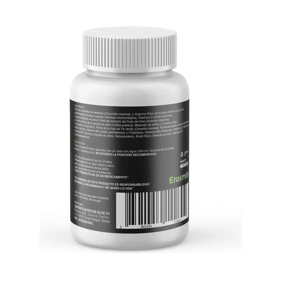 SUPLEMENTO ALIMENTICIO ERASMIN 30 CAPSULAS SF