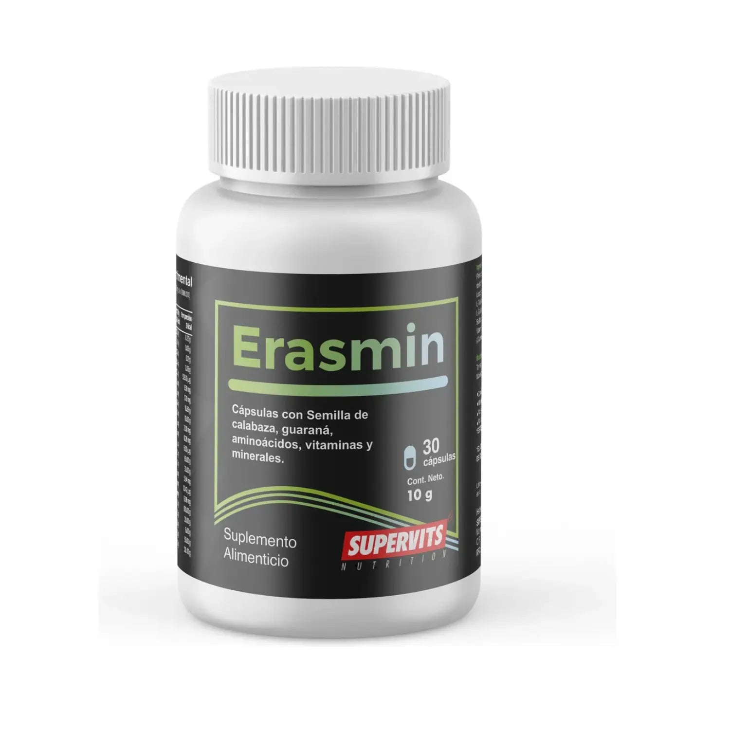 SUPLEMENTO ALIMENTICIO ERASMIN 30 CAPSULAS SF