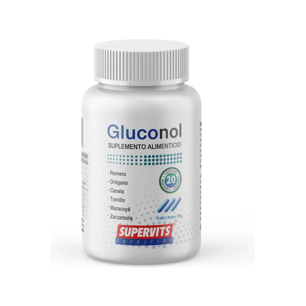 Supervits Gluconol 20 capsulas