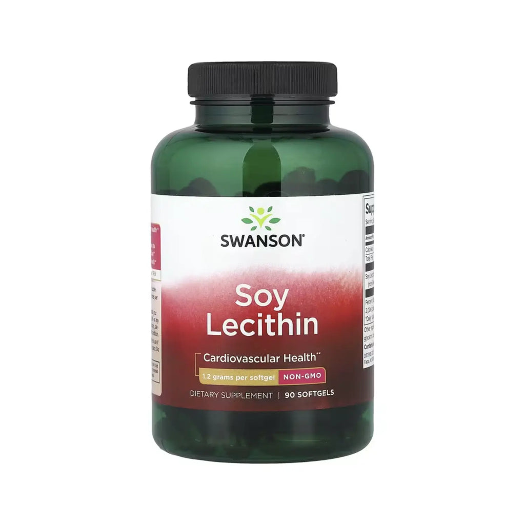 SWANSON LECITINA DE SOYA 1.2 G 90 CÁPSULAS BLANDAS SFN