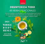 P. JENTSCHURA | 7x7 Té de 49 Hierbas Orgánicas Sin Cafeína | 50 Sobres de 1.75 g | Bienestar Digestivo e Hidratación Natural