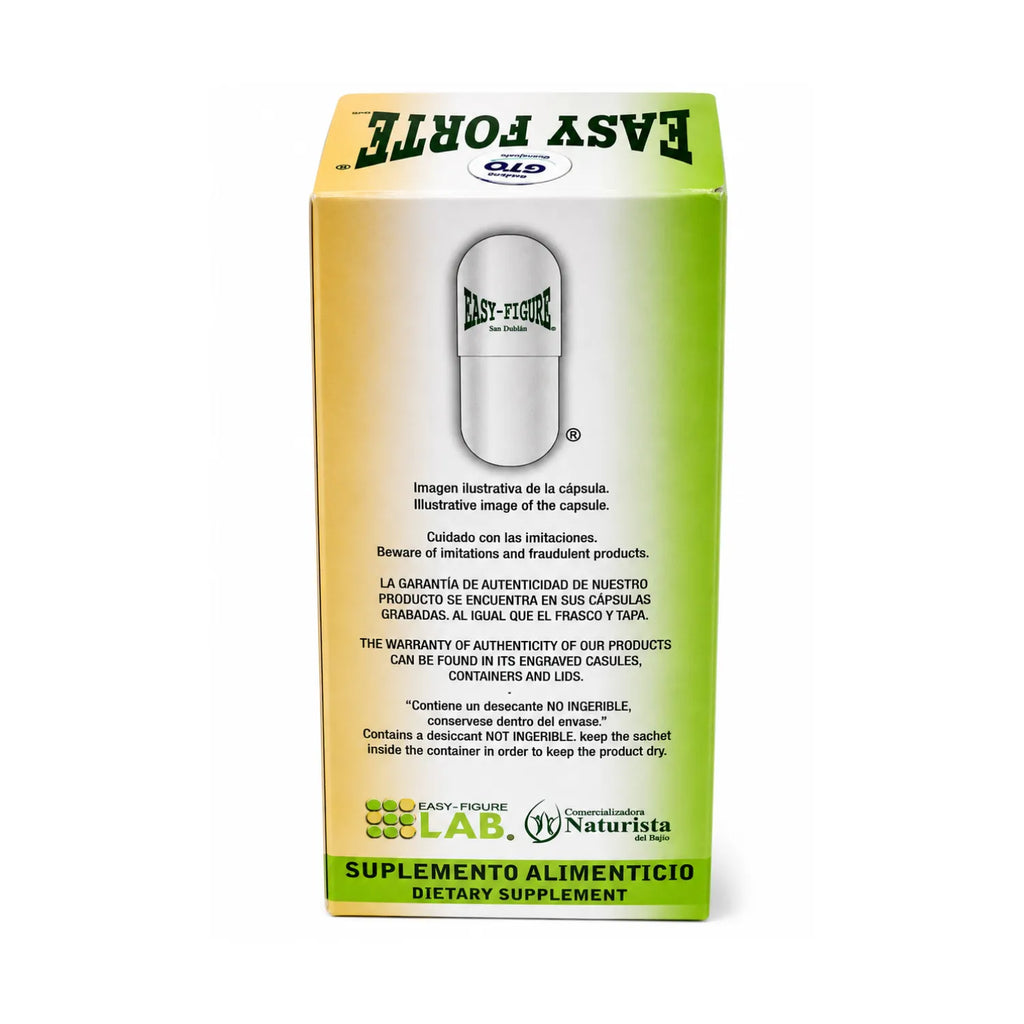 Easy Figure Easy Forte Fibra de Origen Natural 30 Capsulas Paquete de 5
