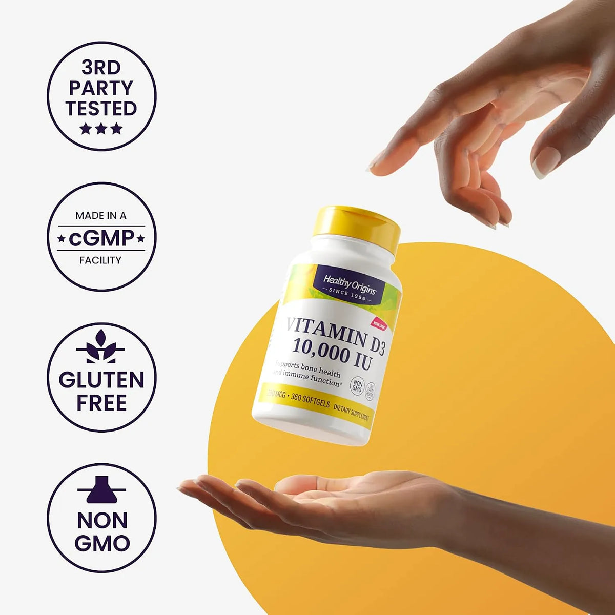 Healthy Origins UC-II Colágeno Tipo II 40 mg 120 Cápsulas | Colágeno no desnaturalizado | Apoyo a la movilidad y flexibilidad articular | 40 mg por cápsula | Suplemento alimenticio