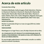 Grenetina Hidrolizada 600 g Sabor Frutos Rojos Schuler | Colágeno y Biotina | Cuidado de articulaciones, piel y cabello | Fórmula adicionada con ácido hialurónico | Suplemento alimenticio