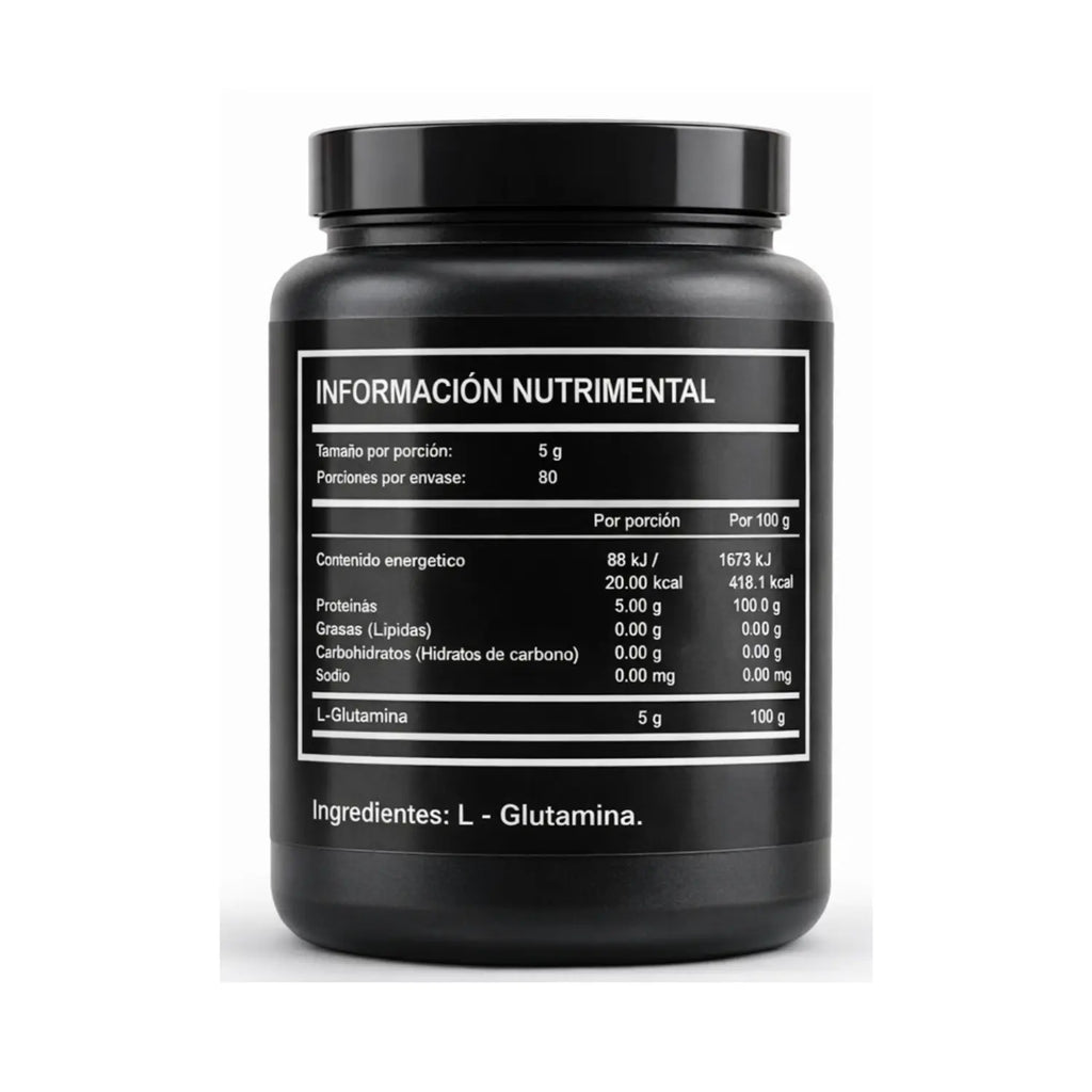Ultra Pure supps Glutamina 400 G 80 Servicios Sfn