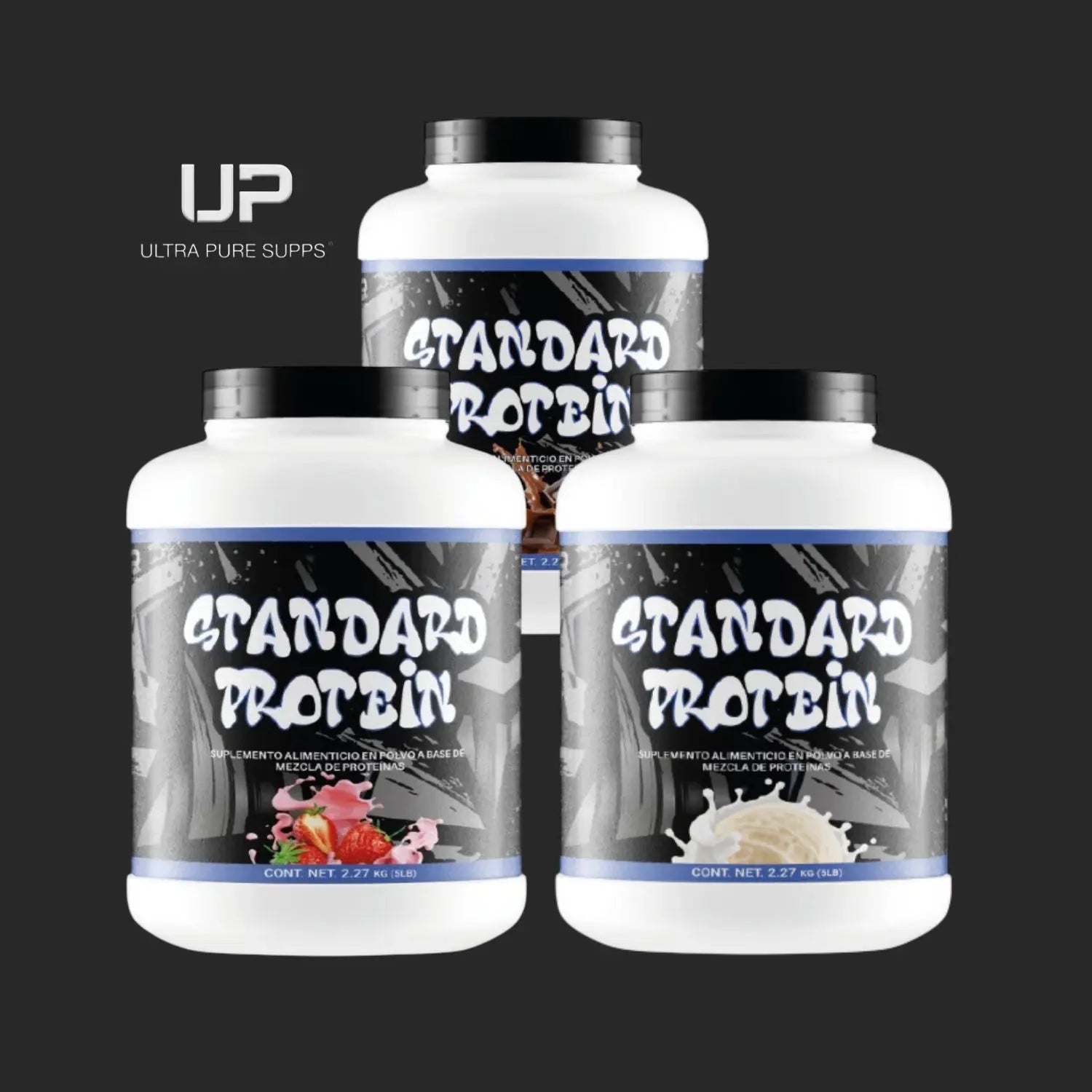 Ultra Pure supps Standard Proteina De Suero De Leche 5Lb Sfn FRESA