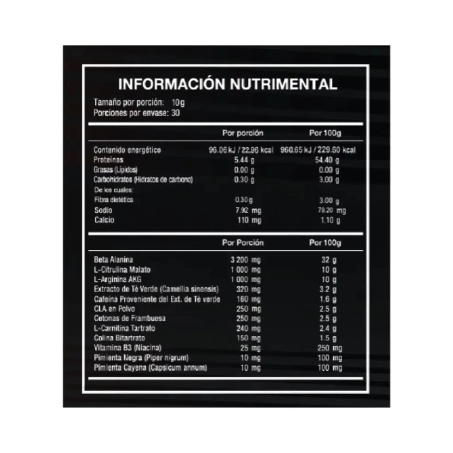 Ultra Pure supps Pre Xb pre-entreno 300g 30 Servs Sfn PIÑA