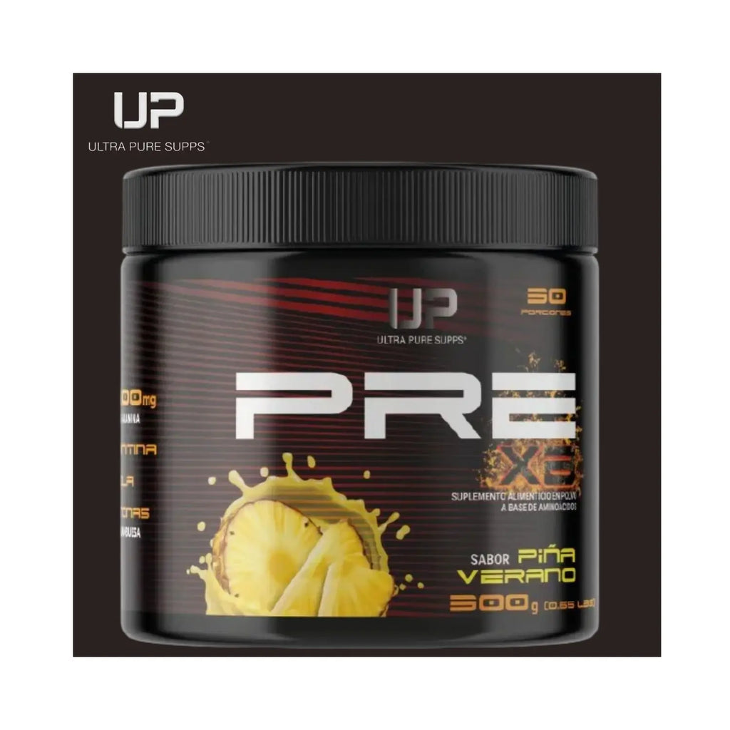 Ultra Pure supps Pre Xb pre-entreno 300g 30 Servs Sfn PIÑA