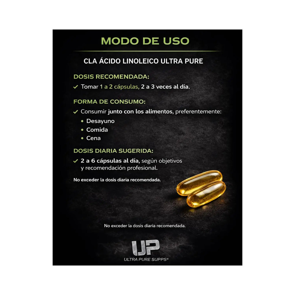 Ultra Pure Supps Cla Acido Linoleico Conjugado 90 Caps Sfn