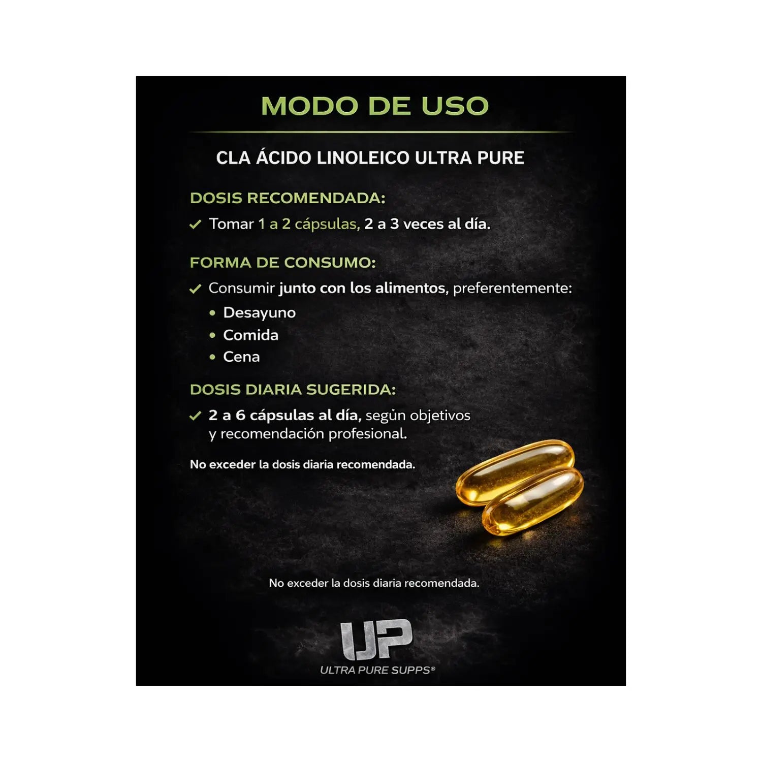 Ultra Pure Supps Cla Acido Linoleico Conjugado 90 Caps Sfn