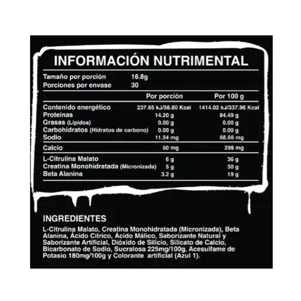 Ultra Pure Supps Creatine Pump 30 Servicios Sfn