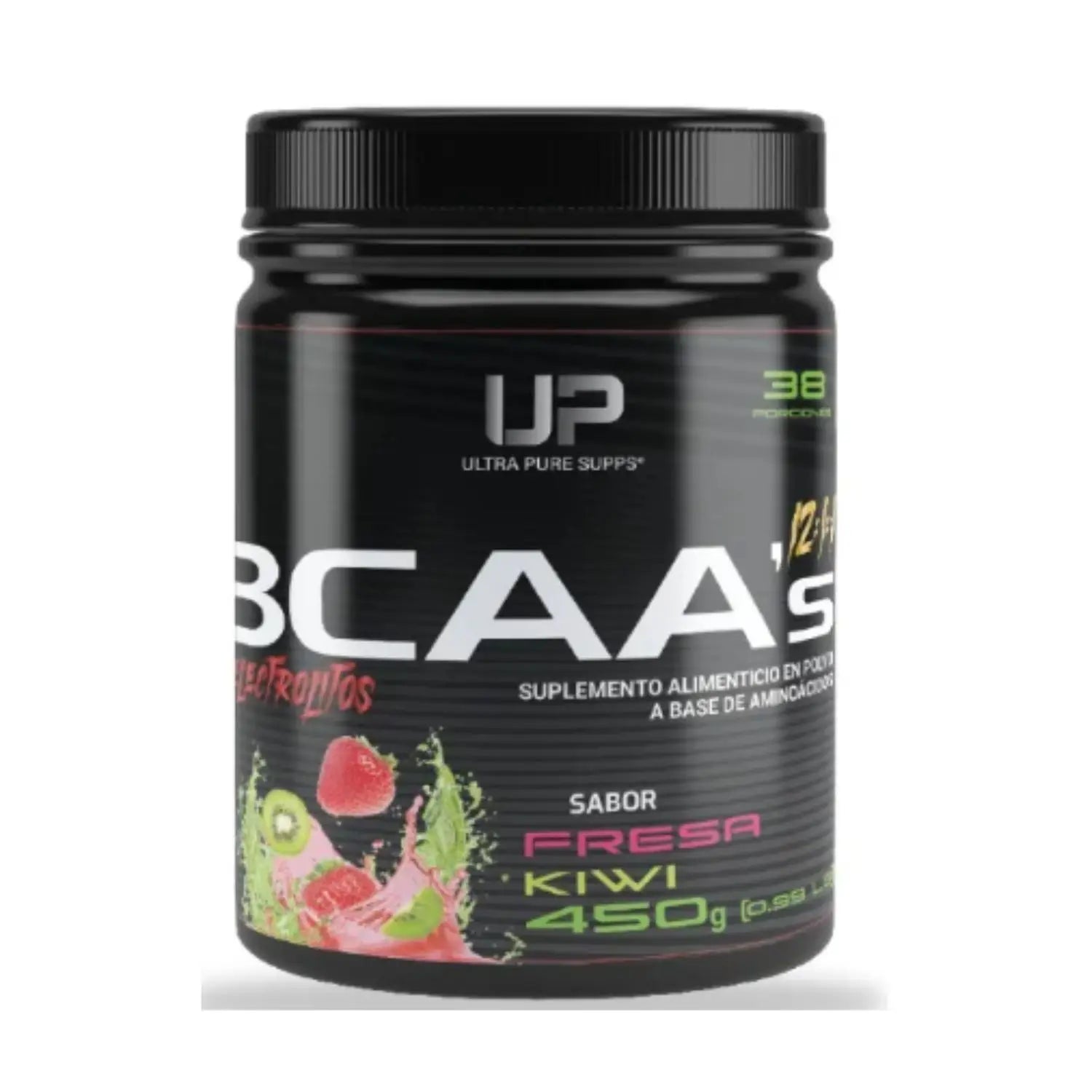 Ultra Pure Supps Bcaa 12:1:1 Electrolitos 450 G 38 Servs Sfn  FRES KIWI