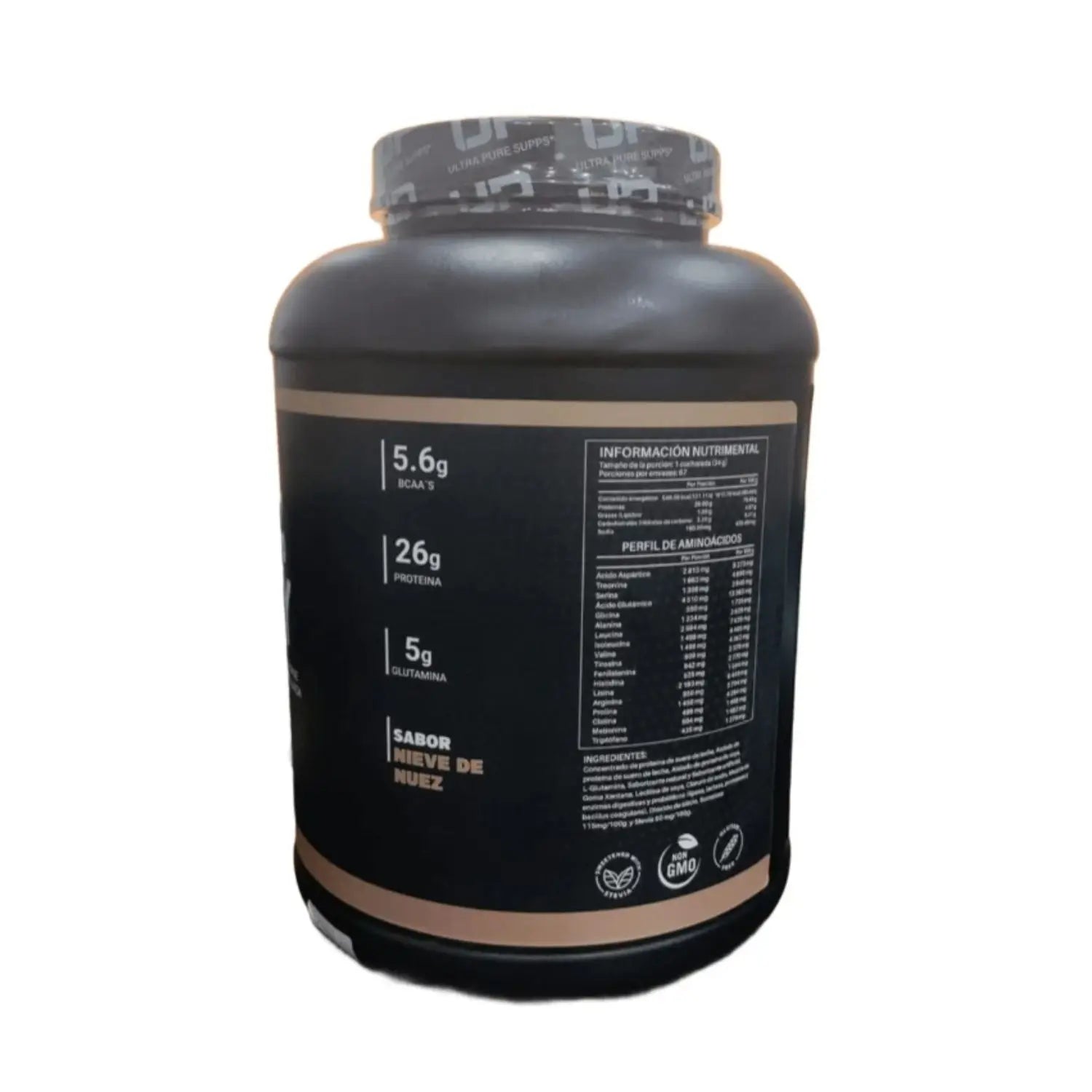 Ultra Pure supps 100% Whey Proteina Suero De Leche 5Lb Sfn  NUEZ