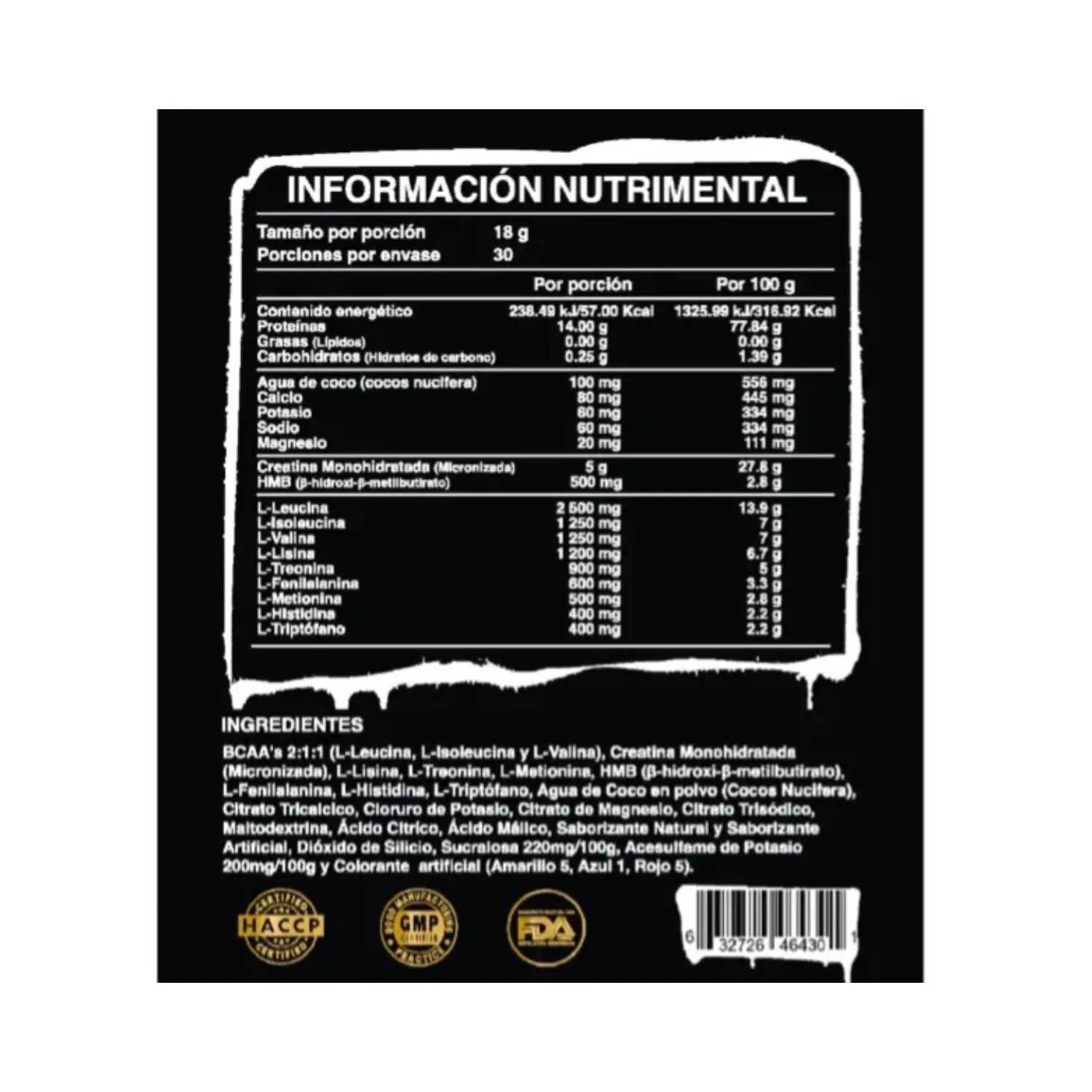 Ultra Pure supps Creaator Bcaa's Creatina, hms 30 Servs Sfn JELLY RIVER