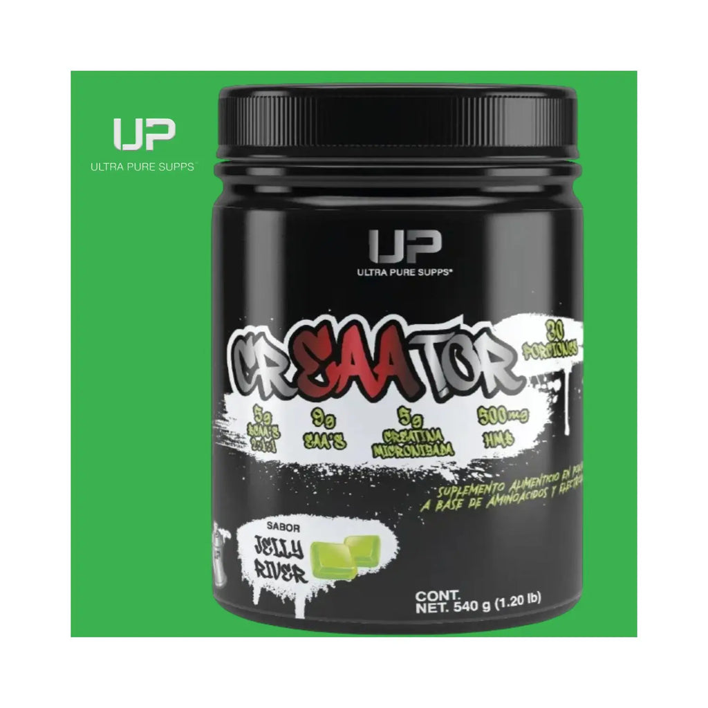 Ultra Pure supps Creaator Bcaa's Creatina, hms 30 Servs Sfn JELLY RIVER