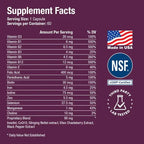 Vision Nutraceuticals Fertilova for Women | 60 Cápsulas | Bienestar Reproductivo Femenino | Equilibrio Hormonal y Apoyo Nutricional | Suplemento Alimenticio