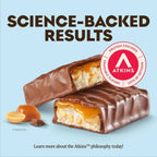 Atkins Endulge Caramel Nut Chew | Barras de Chocolate con Caramelo y Cacahuate | 5 Piezas de 34 g