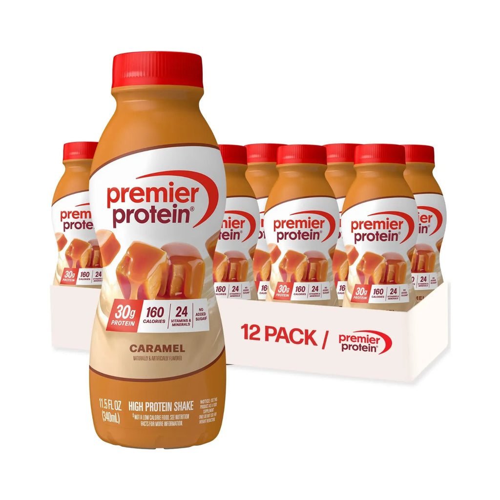 Premier protein shake 30g de proteína 12 pzs de 11.5oz sfn Caramelo