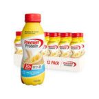 Premier protein shake 30g de proteína 12 pzs de 11.5oz sfn Banana & cream