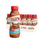 Premier protein shake 30g de proteína 12 pzs de 11.5oz sfn Chocolate peanut butter